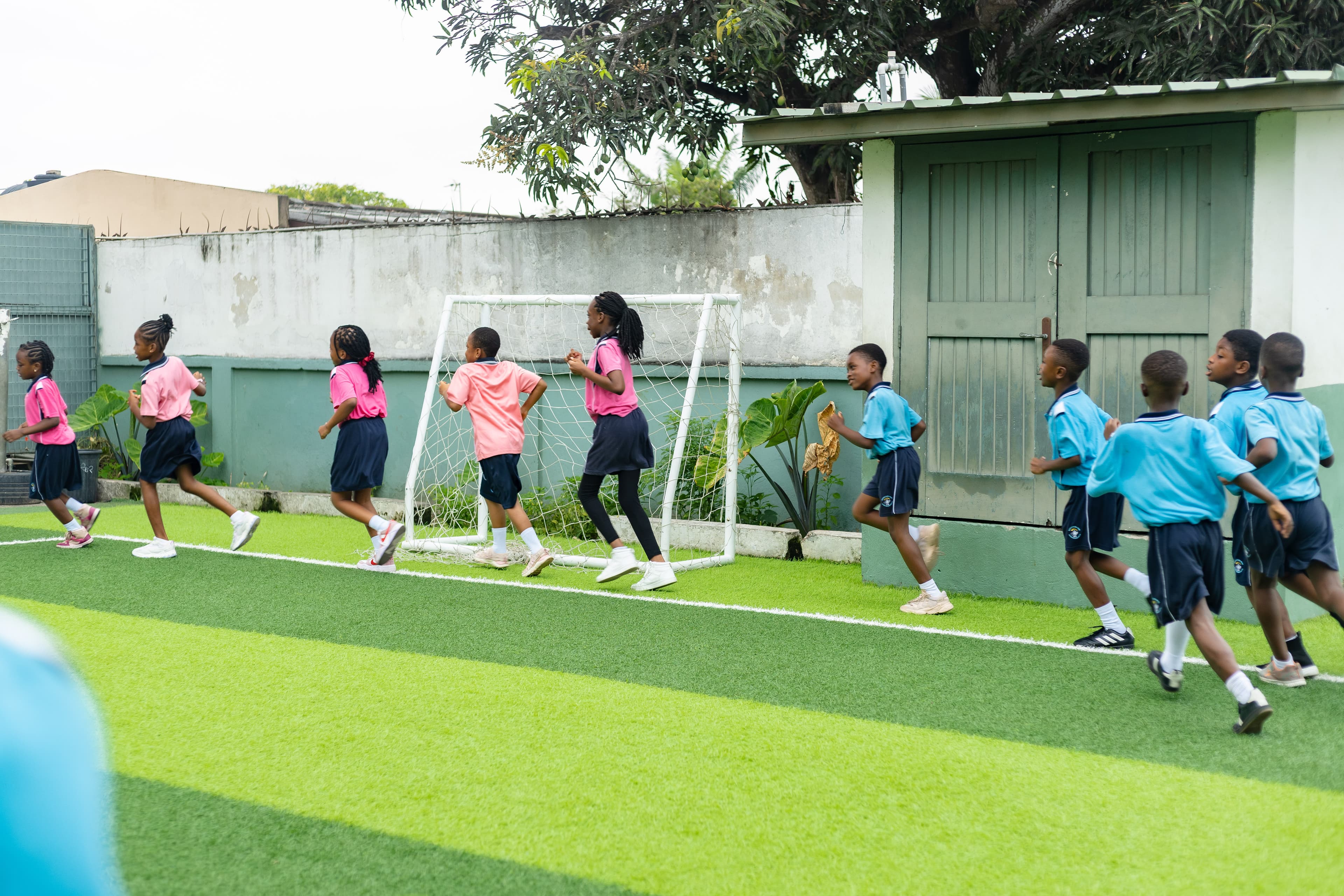 Students enjoying activities at Morning Glory